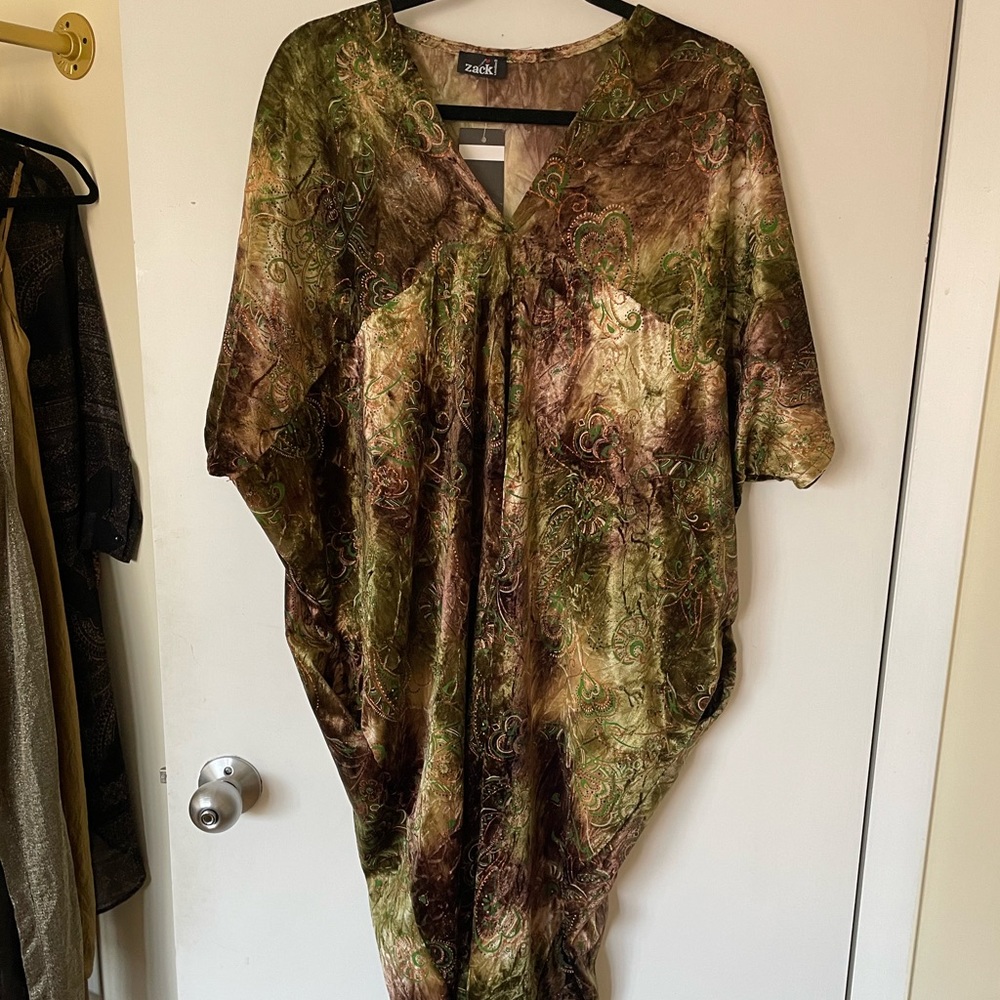 Velvet oversized dress